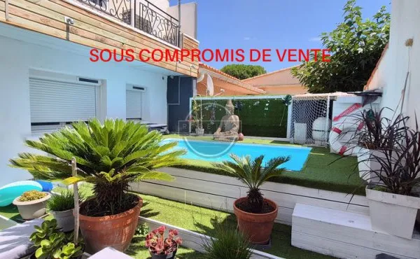 Maison de 124 M2 avec piscine privative à vendre au Grau d'Agde