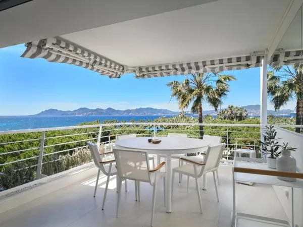 CANNES - CROISETTE 4 P DERNIER ETAGE VUE MER PANORAMIQUE