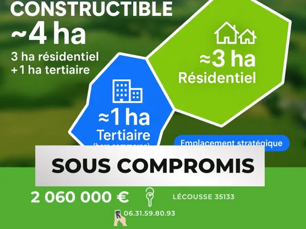 Terrain 39000 m²
