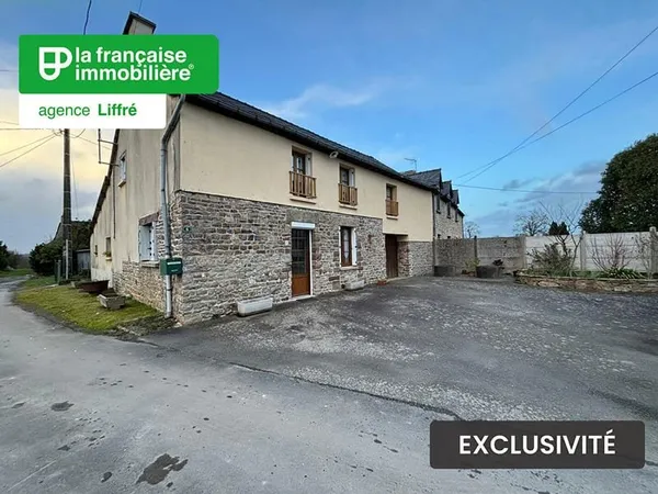 Maison en pierre Ercé-près-Liffré 78 m²