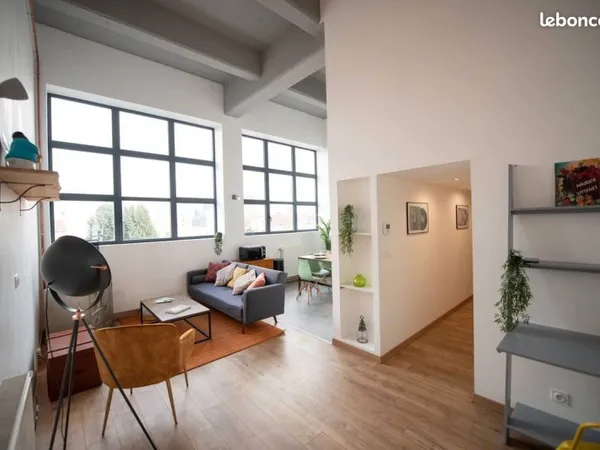 ✨ grand loft t4 meublé - lumineux & moderne - idéal famille ou colocation ✨