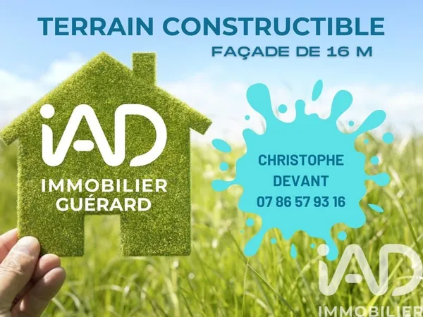Terrain 458 m²