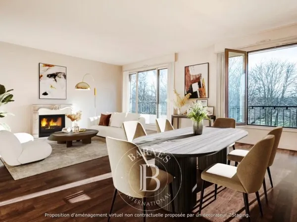 Neuilly-Bois - Appartement 3 pièces - 1 à 2 chambres - Balcon -