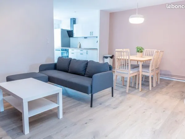 Grande chambre en colocation dans un appartement de standing refait à neuf