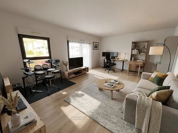 Appartement Nantes Petit Port Erdre T2 de 57.50 m2