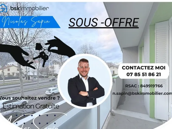 Appartement 3 pièces 61 m²