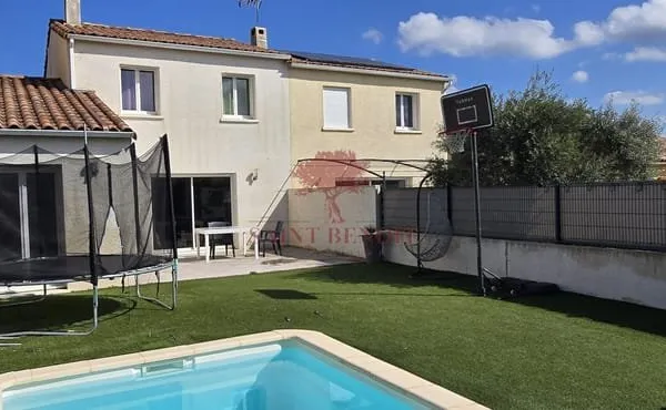 A VENDRE AU POUGET - MAISON DE TYPE T5 de 97m2 avec jardin e