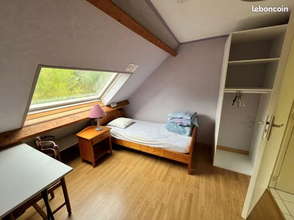 Chambre meublée chez l'habitant - Nantes Bourgeonnière (44300)