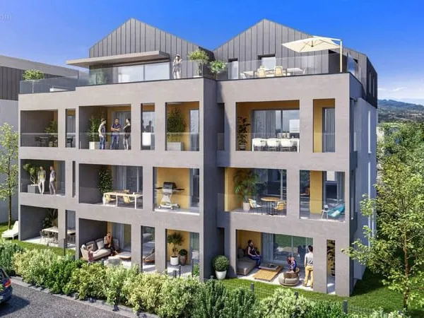 Challes les eaux, T3 Neuf de 72m2 avec terrasse de 14m2