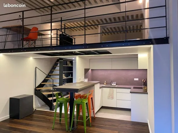 Appartement avec mezzanine à louer