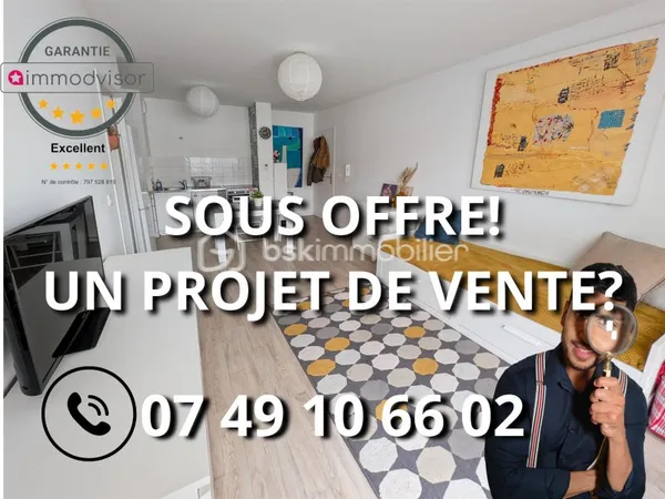 Appartement 2 pièces 39 m²