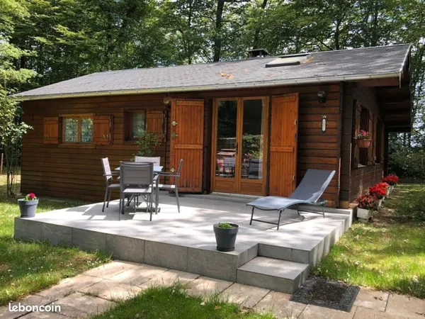 Maison type chalet au coeur du Perche - terrain boisé +1000 m²