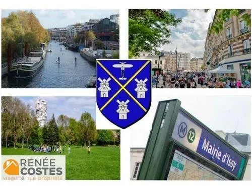 Vente en nue propriété - F92 ans - ISSY LES MOULINEAUX (92130)