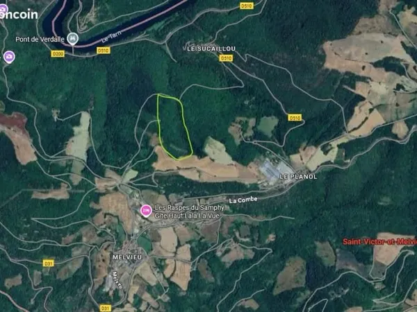 Terrain 43190 m²