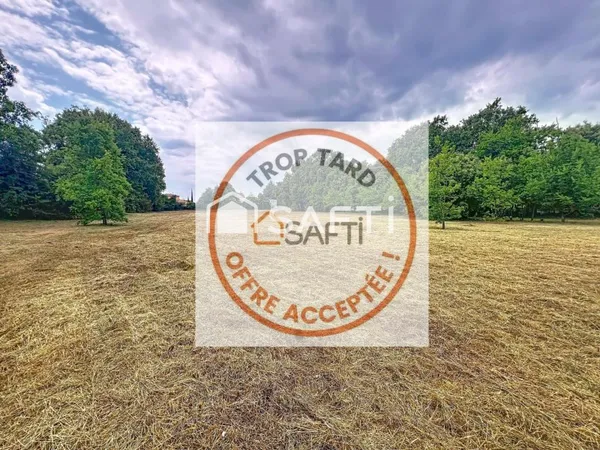 Terrain à batir de 4450m²