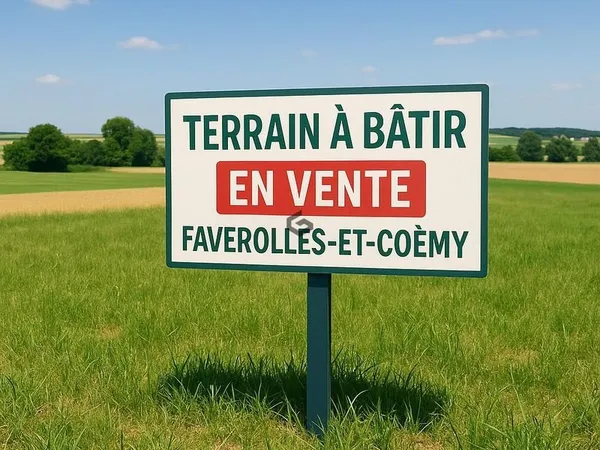 Terrain 442 m² Faverolles-et-Coëmy