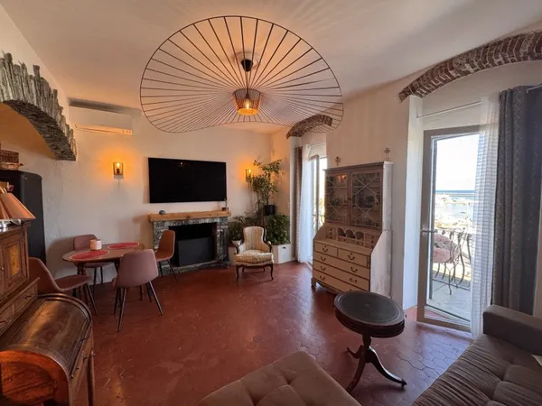 Appartement 2 pièces, 44 m2, vue mer exceptionnelle.