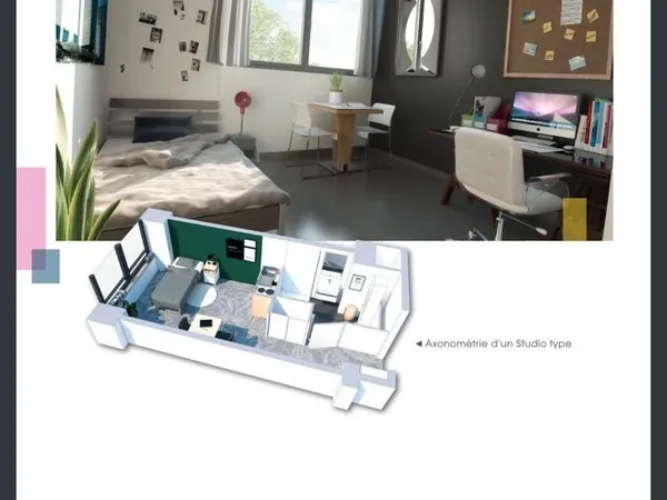 Studio meublé