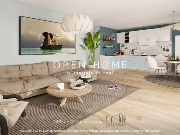 Appartement neuf 4 pièces 87 m2 Strasbourg Deux Rives