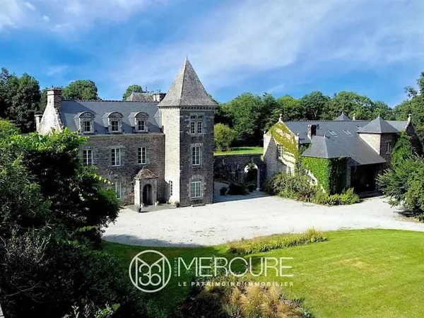 Augan - Elegant Château - Piscine - 5,7 Ha