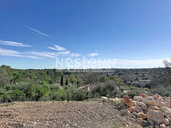 Terrain constructible 1788m2 - exposé plein sud - Roquefort les pins