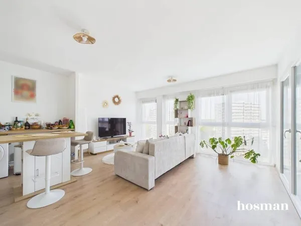 Appartement T2 récent de 45,81m² avec terrasse/loggia et parking - Ile de Nantes