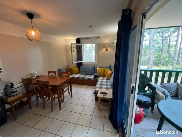 Appartement 30 m2 lac et océan