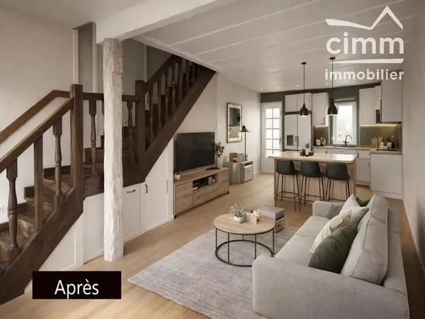 Maison de ville à rénover à Fort potentiel