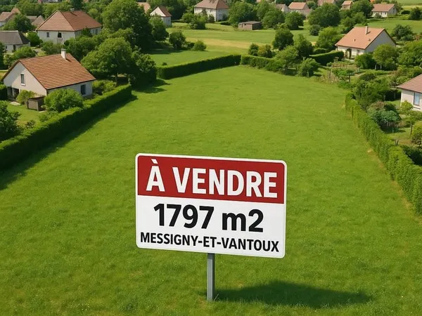 MESSIGNY ET VANTOUX - TERRAIN VIABILISE