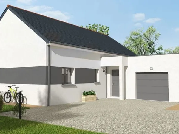 Projet de construction d'une maison 92 m² avec terrain à CAVAN (22)