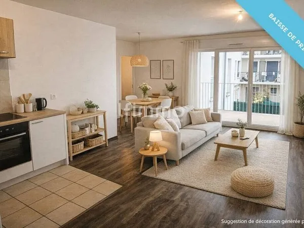 Appartement 3 pièces 58 m²