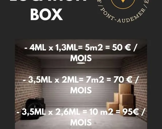Box de stockage centre ville Evreux