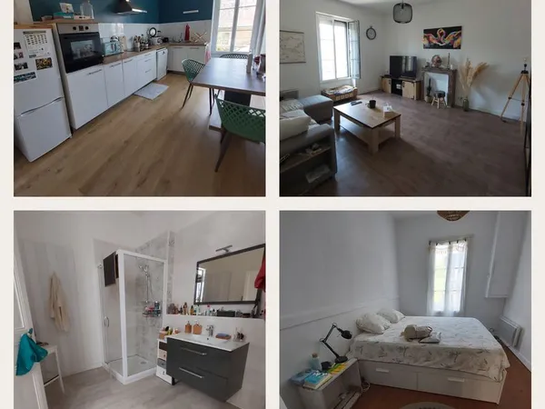 Appartement T3 meublé 80 m2 1er étage
