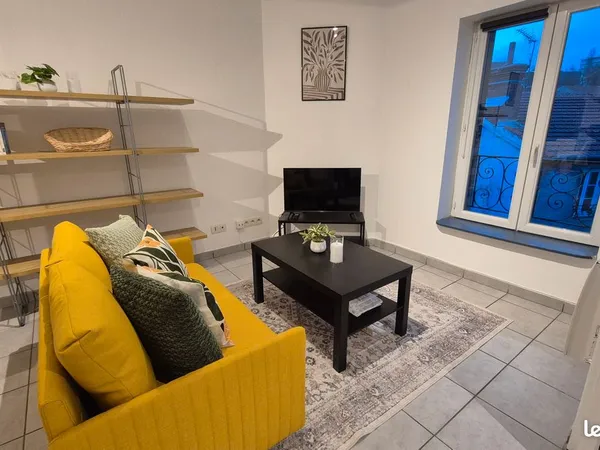 T2 meublé 38 m² avec chambre séparée, à deux pas de l'Université Jean Monnet