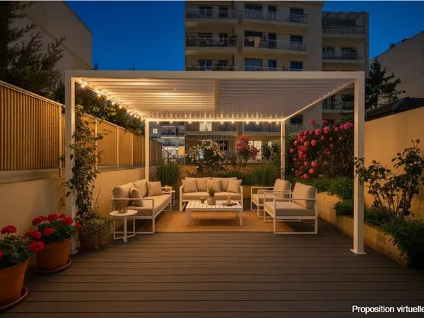 Nice Californie, Appartement 4 pièces traversant 65 m² terrasses 40 m²