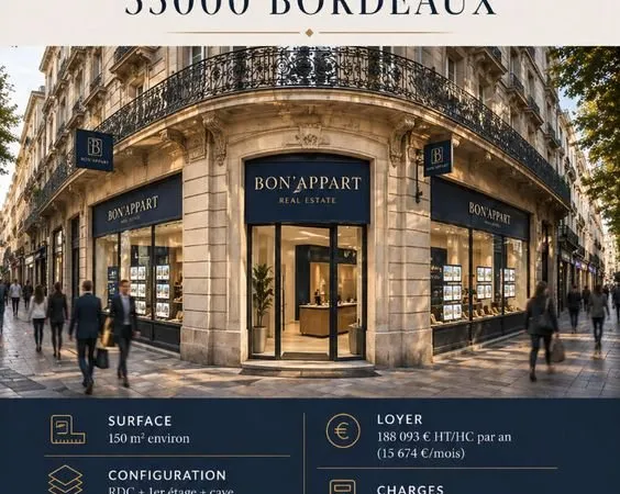 Local 150 m² BORDEAUX