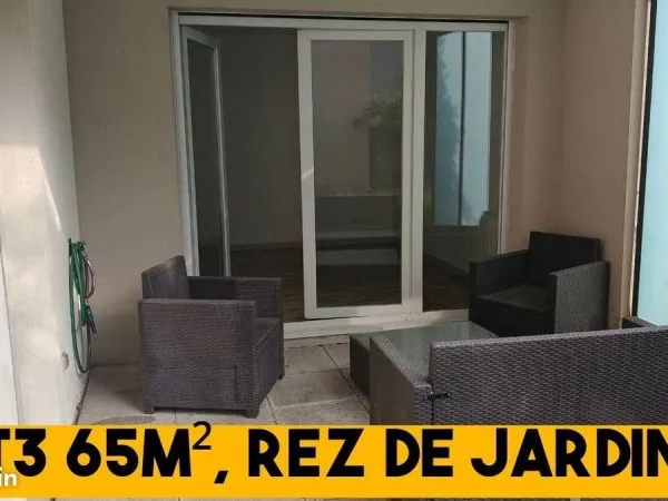 T3, rez de jardin