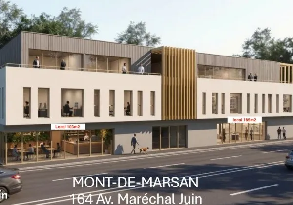 Local commercial,, neuf 185m2