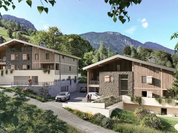 Appartement T2 dans chalet neuf de standing aux houches