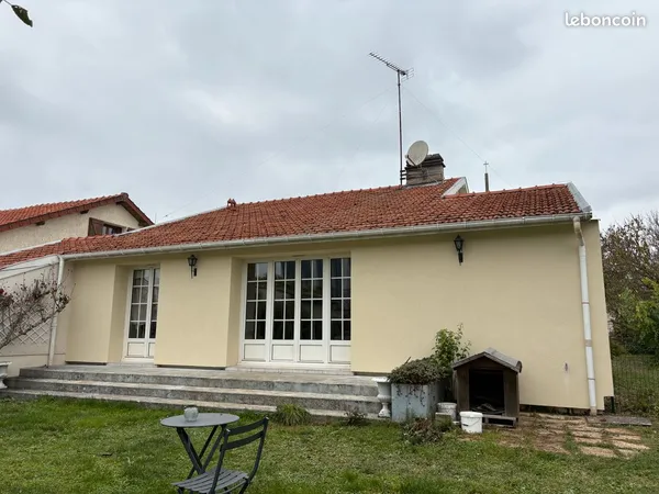 Maison individuelle rénovée - 80 m² - Jardin, garage, DPE C