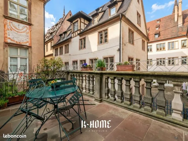APPARTEMENT DE MAÎTRE AVEC SA CHEMINEE - 5 pièces - 164 m² - Terrasse - CATHEDRALE, Rue de l'épine