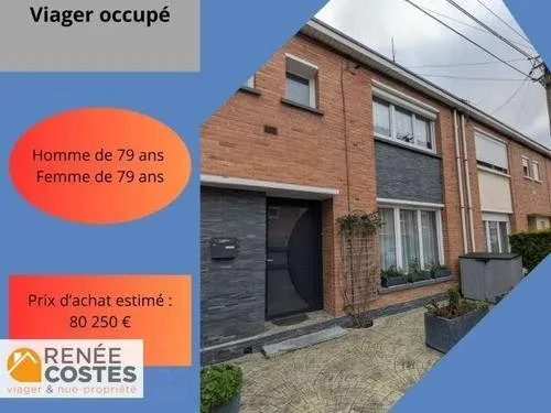 Viager occupé - F79-H79 ans - BETHUNE (62400)