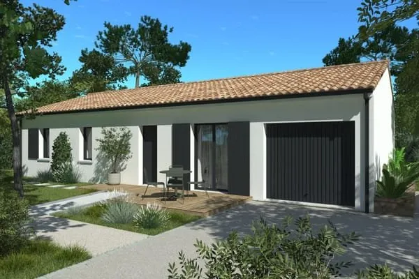 Spécial investisseurs, 3 maisons locatives sur terrain de 4000 m2 à Galgon