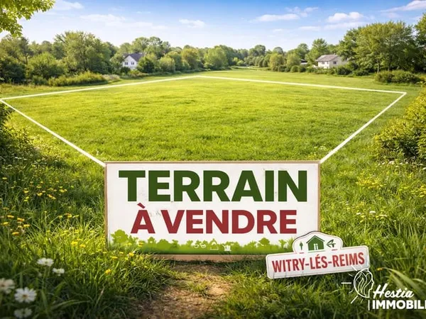 Terrain viabilisé 450 m2 - Opportunité rare - Witry les Reims