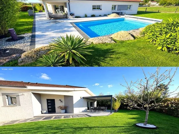 ❤️ COUP DE CŒUR - Maison récente plain-pied - Piscine - Double garage - Terrain 950 m²