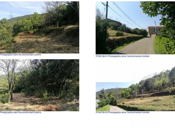 Terrain constructible viabilisé avec permis