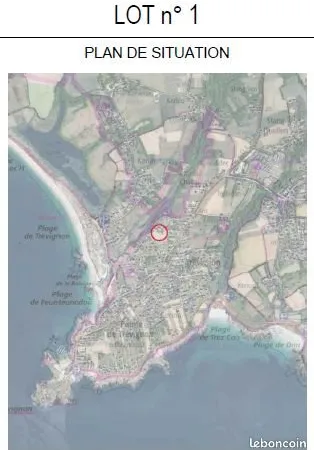 Terrain Trévignon Lot 1 de 663m²