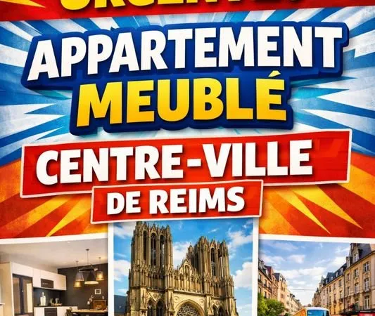 URGENT studio meublé centre-ville