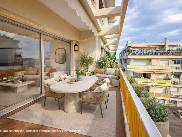 Appartement lumineux à Antibes avec piscine et tennis