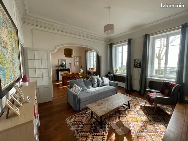 Appartement meublé 90 m² - 2 chambres - Vue mer - Centre Brest / Gare